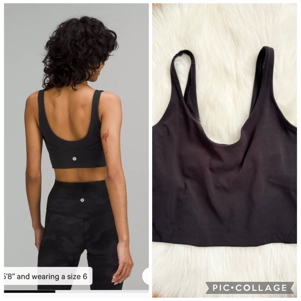 Lululemon Black Bra Top